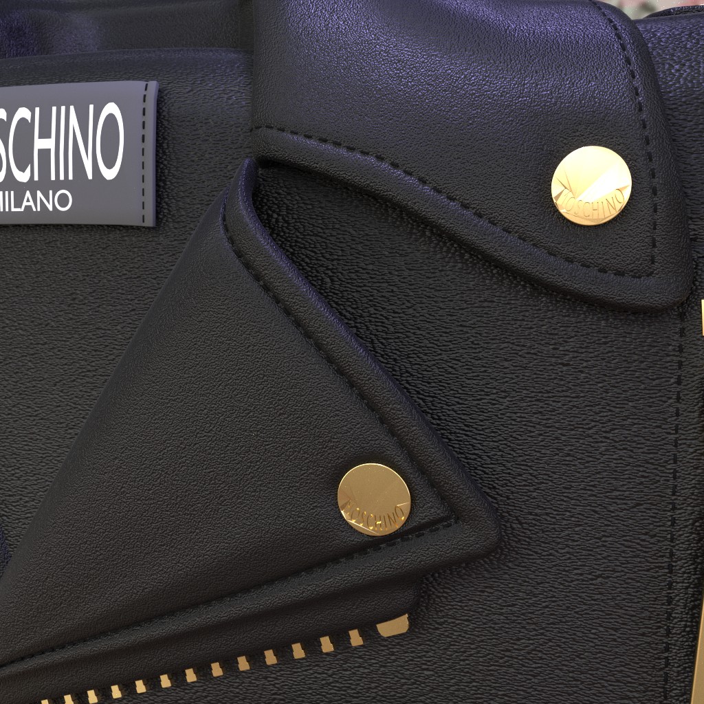 Moschino Leather Jacket Bag preview image 5